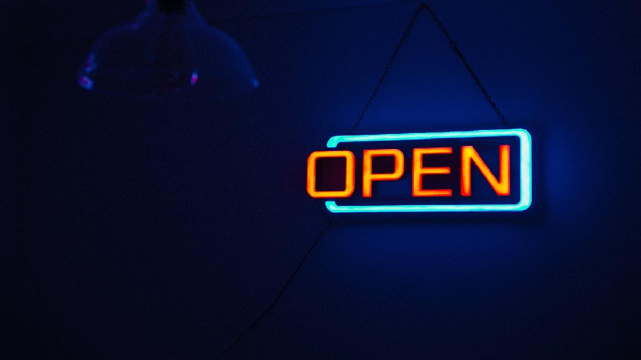 open-sign Open sign