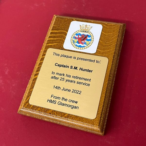 15 Presentation Plaque