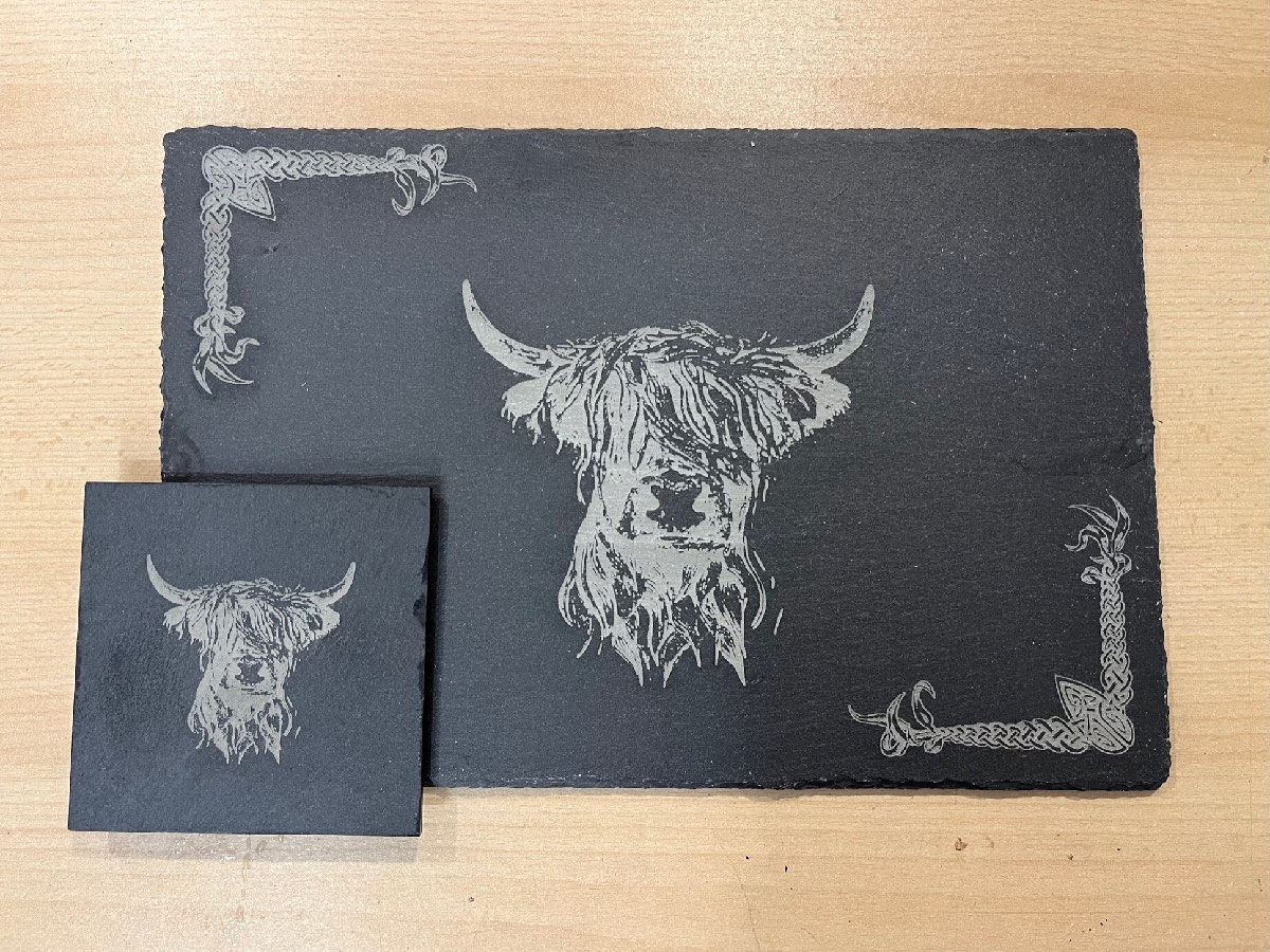 4" (100mm) Aluminium Coaster Family Crest