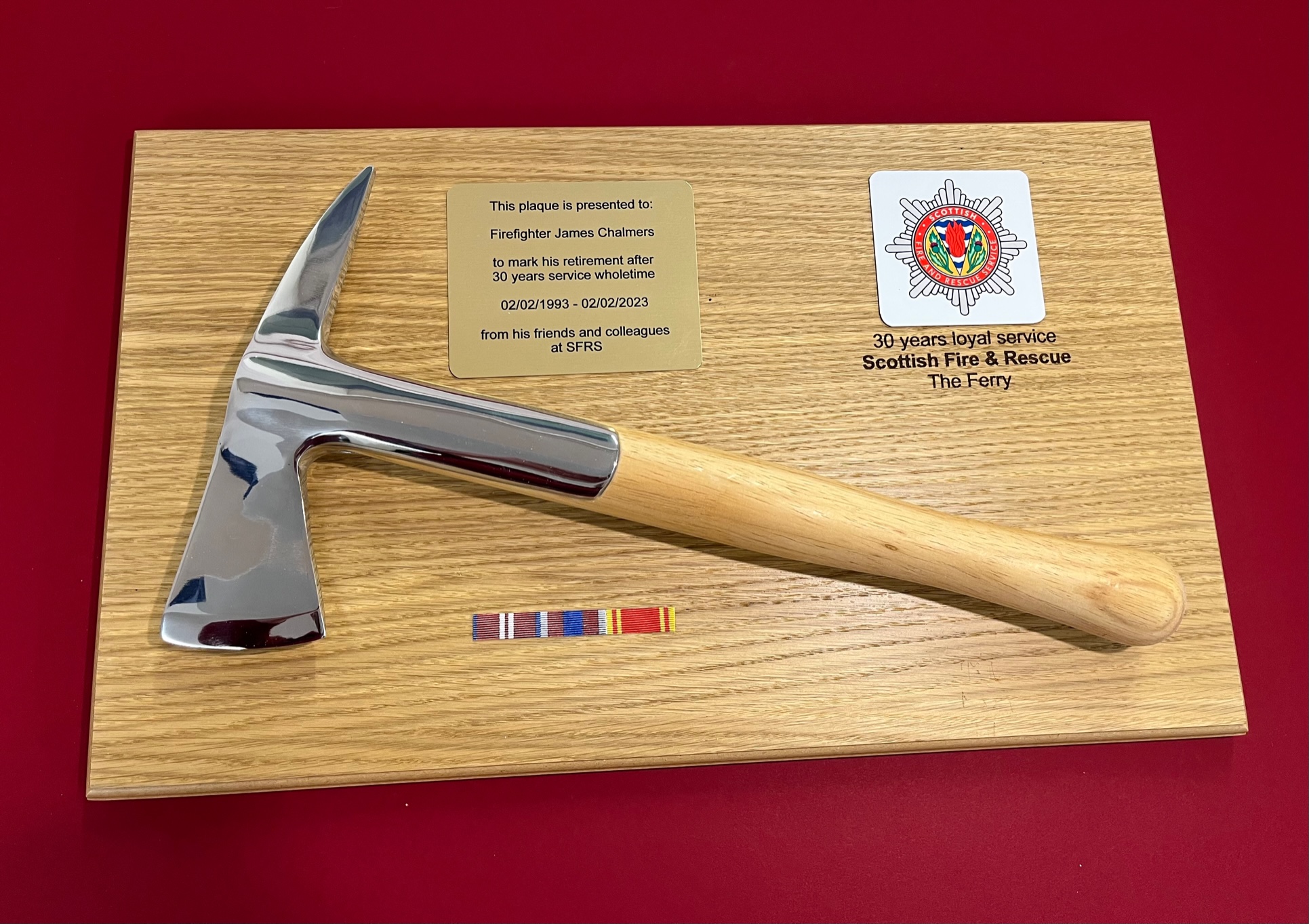 IMG_8337 Firefighter Presentation Axe (Complete)
