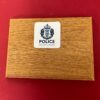 police wood Presentation Plaque